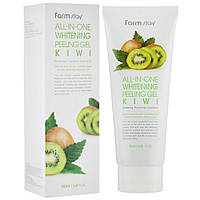 Освіжаючий пілінг-гель для обличчя з екстрактом ківі Farmstay All In One Rehresh Peeling Gel Cream Kiwi 180 мл