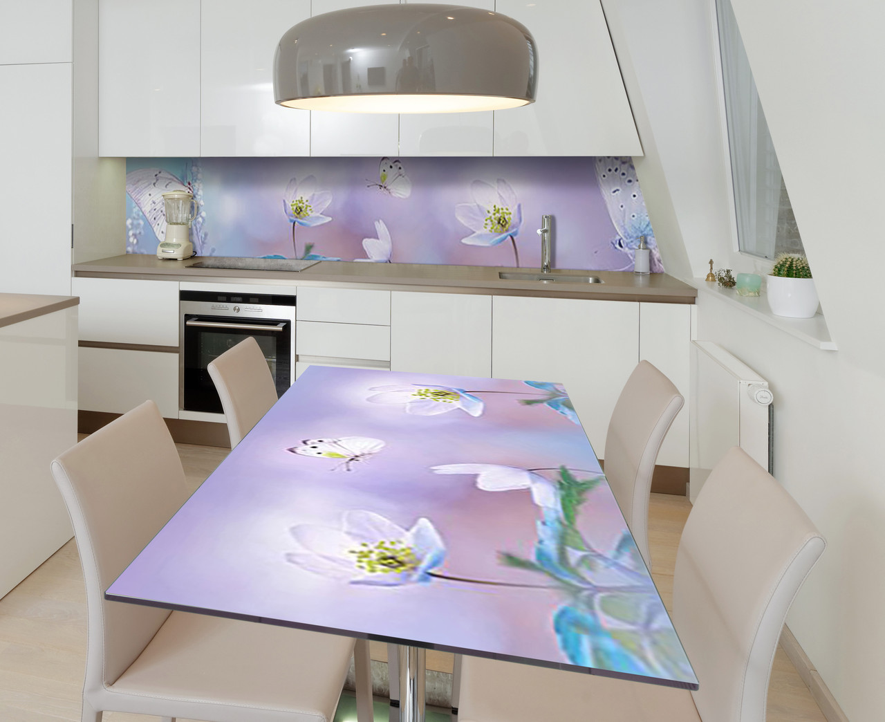 Наліпка 3Д виниловая на стол Zatarga «Эльфийское очарование» 600х1200 мм для домов, квартир, столов, кофейн,, фото 1