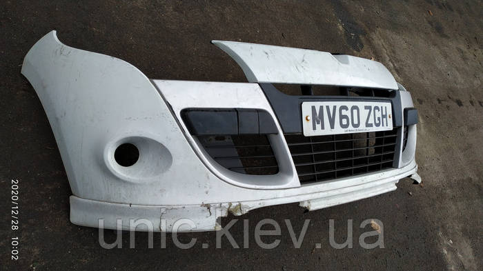 Бампер передний Рено Меган 3 купе б/у (620222743R, 620220005R), цена ...
