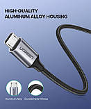 Кабель 1.5м UGREEN Micro USB 18 Вт USB A - Micro B Провід для швидкої зарядки Android, фото 8