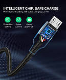 Кабель 1.5м UGREEN Micro USB 18 Вт USB A - Micro B Провід для швидкої зарядки Android, фото 10