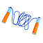 Спортивна скакалка з лічильником, колір помаранчево-блакитний, фото 2