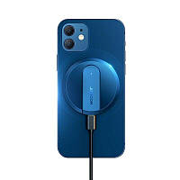 Магнітна безпровідна зарядка JOYROOM MagSafe Blue для iPhone 12/13/14