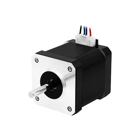 Кроковий двигун 42BYGH47-401AS (NEMA 17, 0.55 Нм, 1.7 А, 1.8°) з кабелем PH2.0 6 pin - XH2.54 4pin, фото 1