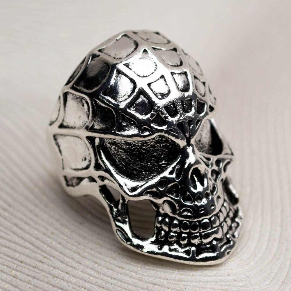 Перстень Череп Людини-павука PEB-35