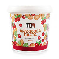 TOM peanut butter Арахісова Паста 1 kg з журавлиною