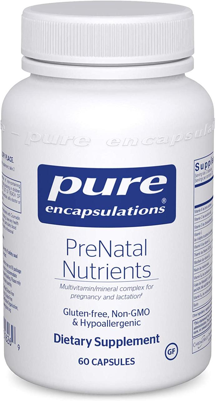 Pure Encapsulations PreNatal Nutrients / Поживні речовини для вагітних 60 капс