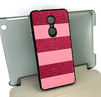 Чехол для Xiaomi Redmi 5 накладка на заднюю панель бампер противоударный Hoco Stripes TPU розовый
