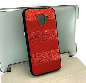 Чохол для Samsung j2 2018, j250 накладка на бампер Shine TPU захисний силіконовий червоний