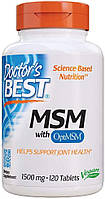 Doctor's Best MSM with OptiMSM 1500mg 120 таблеток