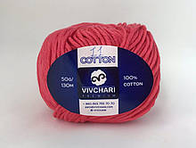 Пряжа Vivchari Cottonel 65 3001 белый