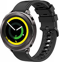 Ремешок Convex для Samsung Gear Sport Black (20 мм) (Самсунг Гир Спорт)