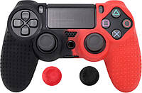 Чехол на геймпад PlayStation 4 Black Red