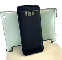 Чехол для Samsung galaxy S8 Plus g955 накладка бампер противоударный Ipaky Slim черный