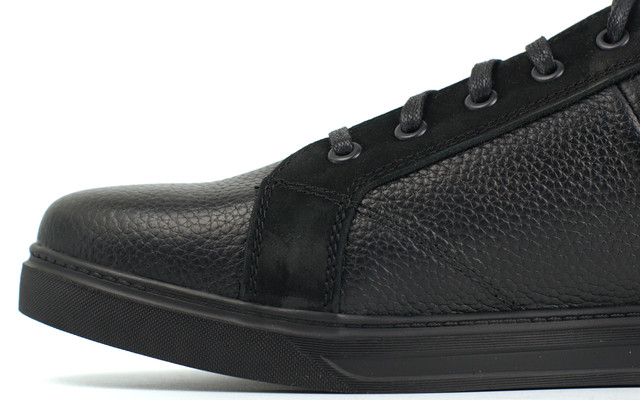 Rosso Avangard Puran Black Flot BS Обувь больших размеров мужские кожаные кроссовки черные кеды Rosso Avangard Puran Black Flot BS