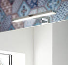 Дзеркало ЮВВІС у ванну кімнату 95 см біле ОСКАР з шафками і світильником, фото 5