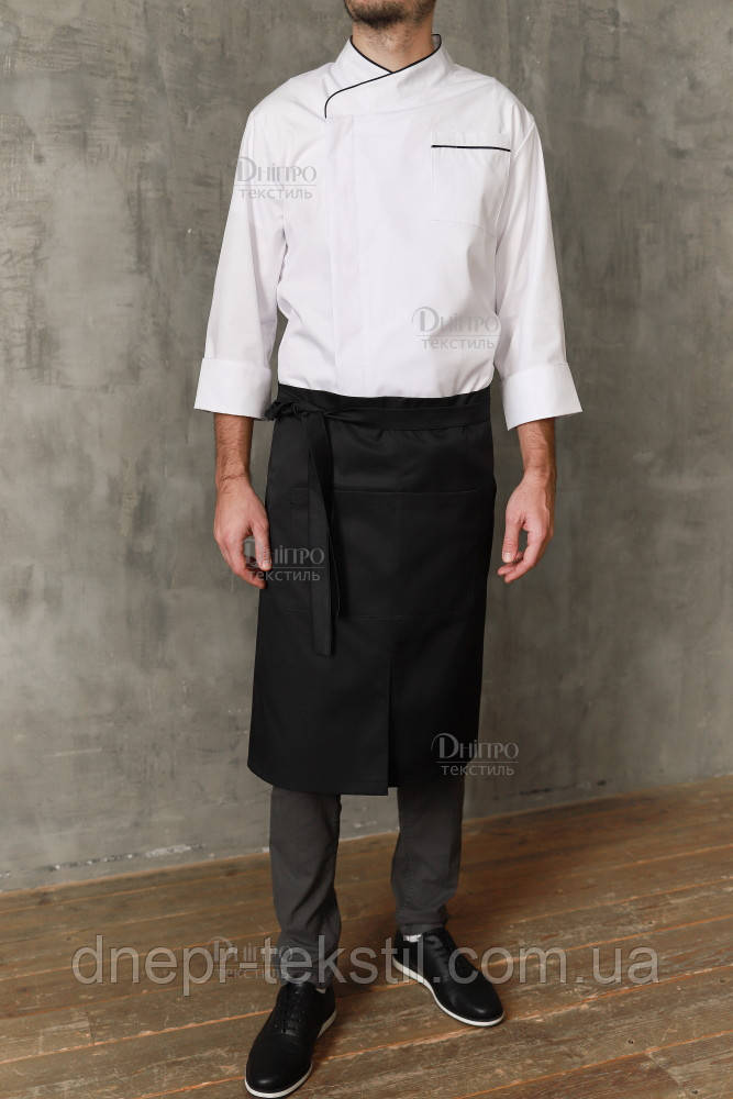 Белая мужская куртка для шеф-повара. Униформа для поваров - фото 2 - id-p4433951