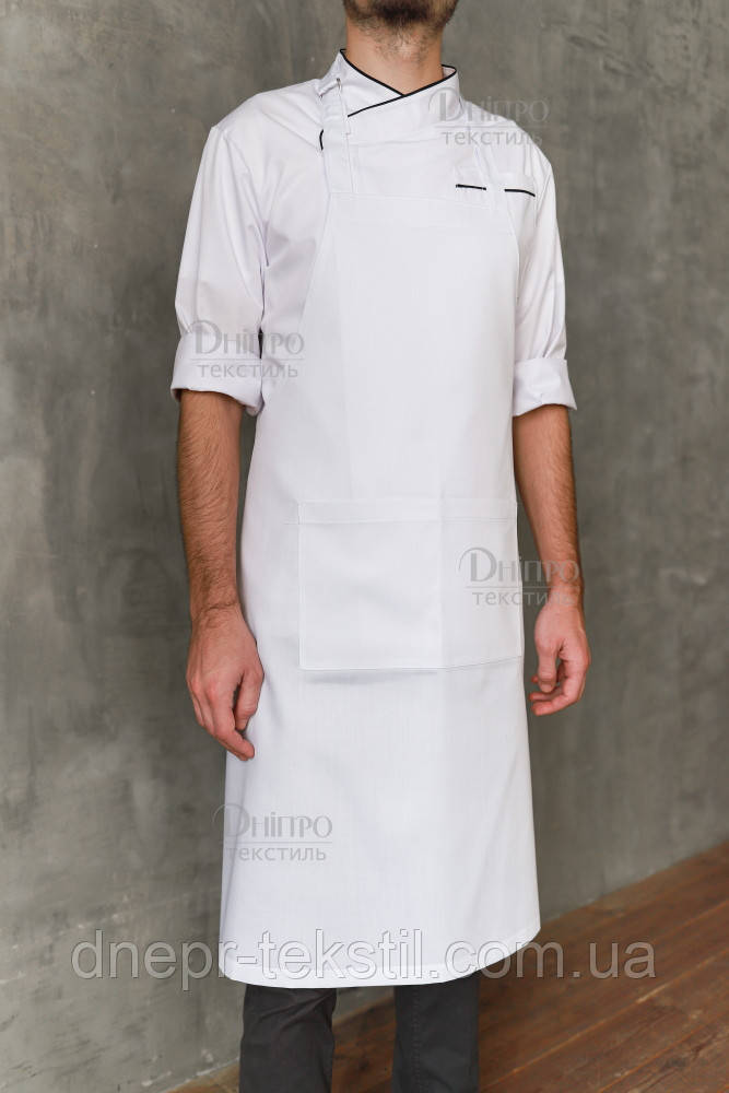 Белая мужская куртка для шеф-повара. Униформа для поваров - фото 3 - id-p4433951