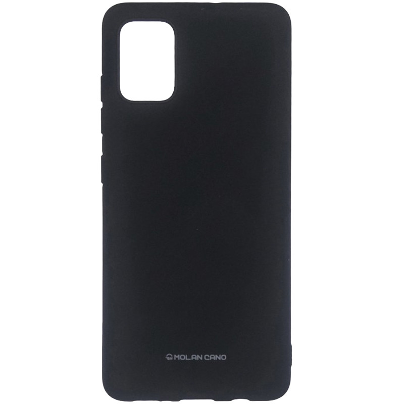 TPU чехол Molan Cano Smooth для Samsung Galaxy A51 (чорний), Чохол для Samsung Galaxy Телефони Galaxy A51