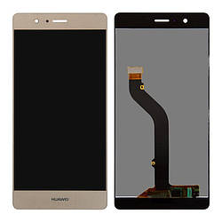 Дисплей для Huawei P9 Lite золотистый (LCD экран, тачскрин, стекло в сборе), Дисплей для Huawei P9 Lite