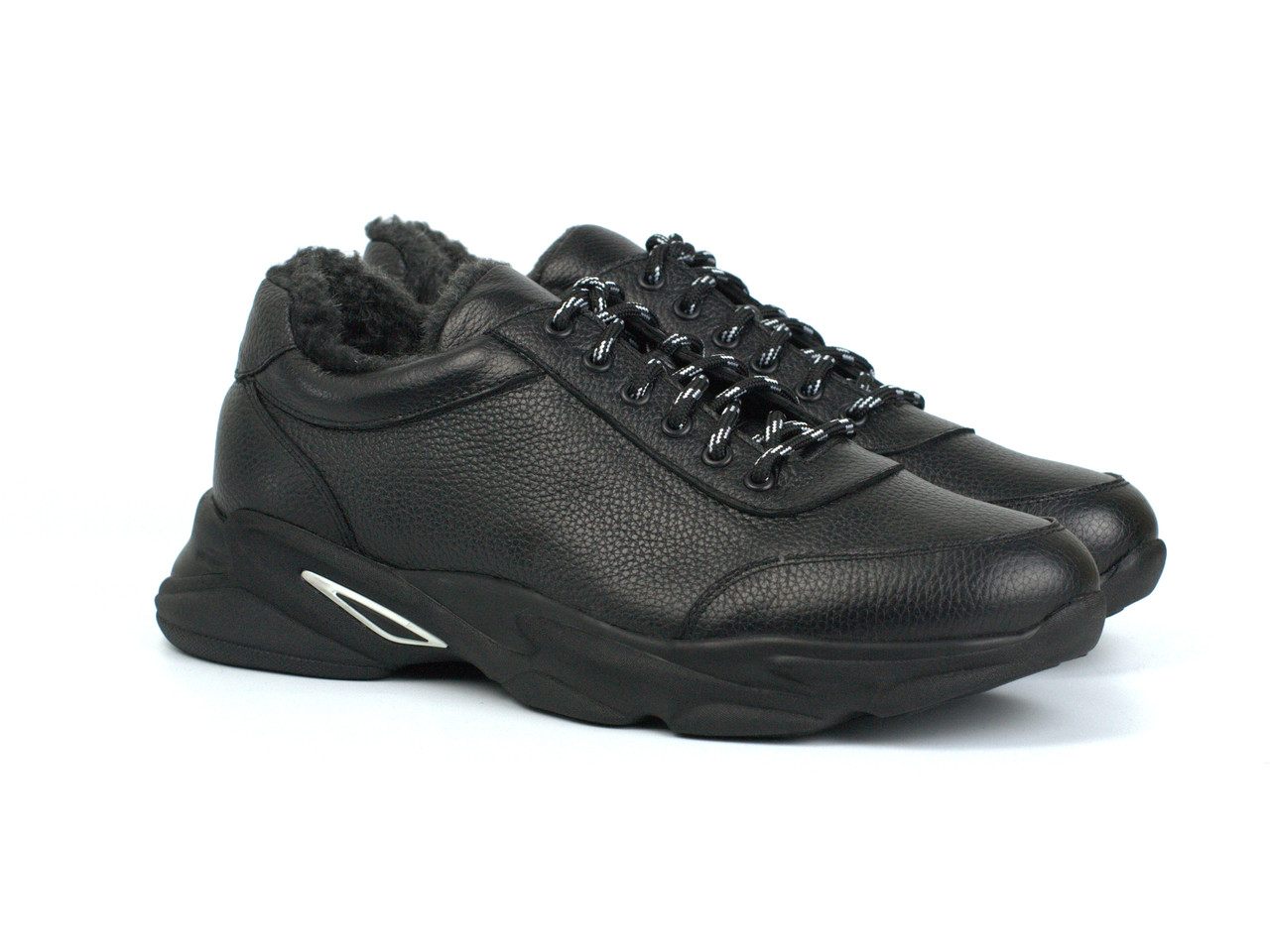 Кросівки зимові на хутрі теплі шкіряні чоловіче взуття великих розмірів Rosso Avangard Winter Ada Street BS, фото 1