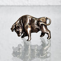 Міністатуетка метал Бик Захисник Бронзове покриття / Міністатуетка метал Бик Захисник Бронзове покриття 1x2 см