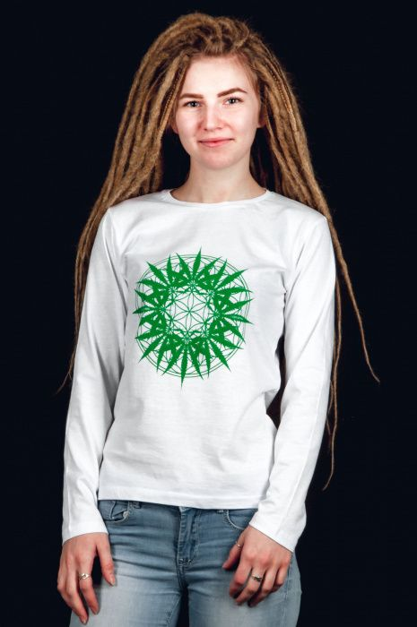 Лонгслів жіночий LongSleeve "Plant of Life" колір — білий (M)