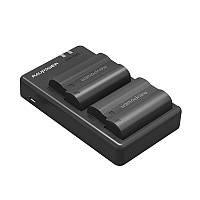 Аккумуляторы для фотокамер Nikon RAVPower 2 х 2100 mAh/Nikon EN-EL 15 (2 шт + платформа зарядки)