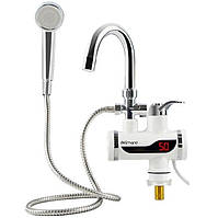 Кран-водонагрівач проточний з LCD дисплеєм і душем