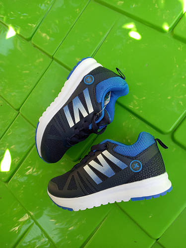 Детские кроссовки сетка сине-голубые на мальчика (размеры 25, 28) В ...