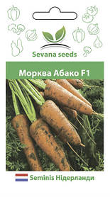 Насіння моркви Абако F1 1000 шт. (1.90 г) 1,60-1,80 фракція Seminis