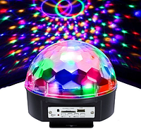 Світлодіодний диско куля Bluetooth Music Ball + Флешка + Пульт Диско-куля світлодіодний Led Magic Ball