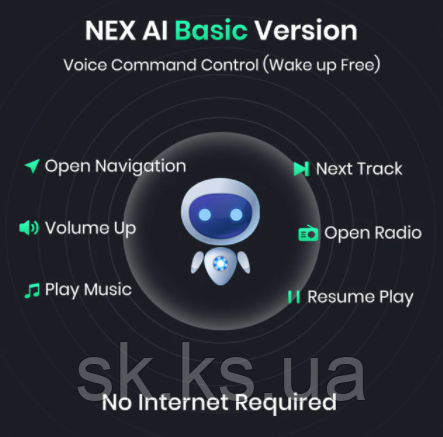 NexAI voice - програмне забезпечення для активації голосового управління Junsun