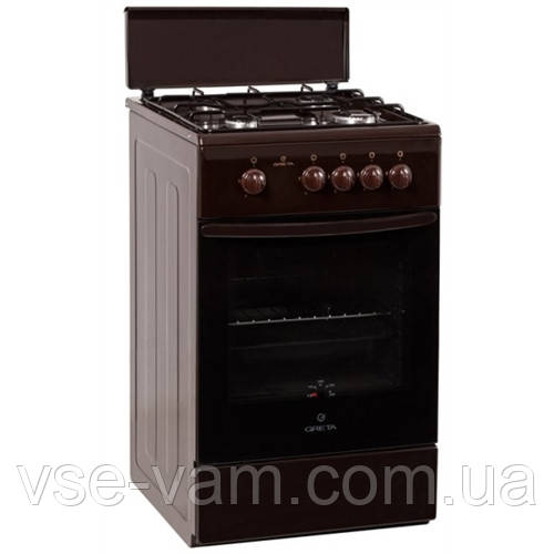 Газова плита Greta 1470-00-17А (BM) коричнева
