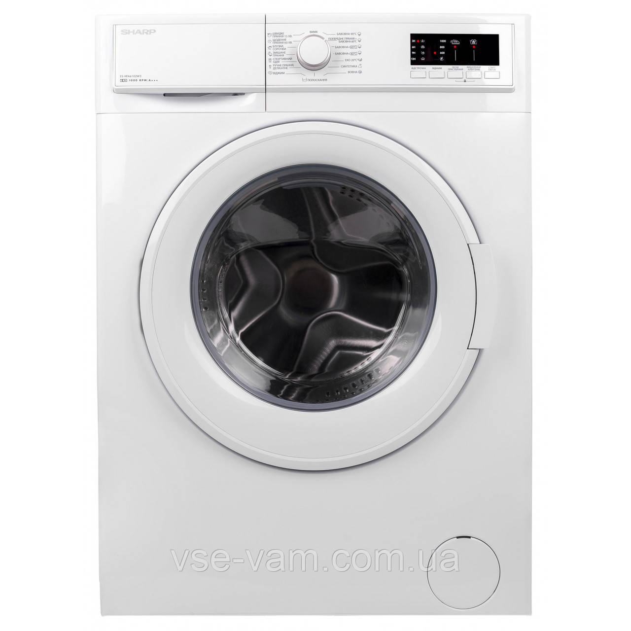 Пральна машина Sharp ES-HFA6102W3UA, фото 1