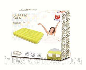 Bestway 67388 (188х99х22 див.) Надувний матрац (Жовтий)