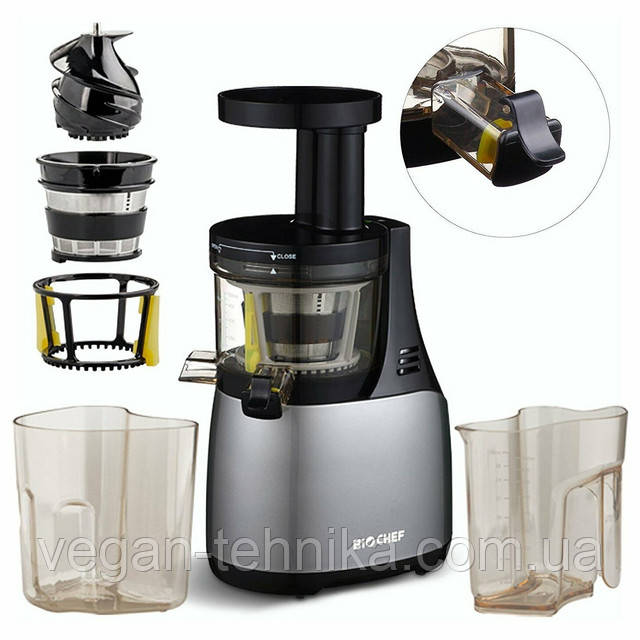 Шнековий соковитискач BioChef Synergy Slow Juicer Шнековий соковитискач BioChef Synergy Slow Juicer
