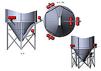 ПИУ ЭКСЕН Пневмообрушение силосов (бункеров)