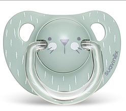 Пустушка анатомічна, 6-18 місяців, "Hygge:Затишні історії"/бірюзова