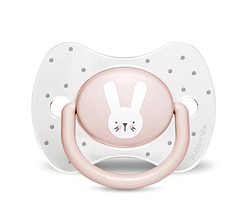 Пустушка фізіологічна, +18 місяців, "Hygge:Затишні історії"/рожевий зайчик