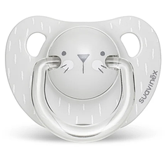 Пустушка анатомічна, 6-18 місяців, "Hygge:Затишні історії"/сіра