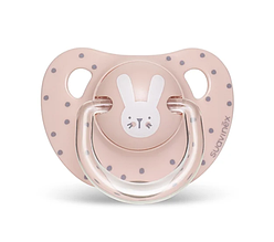 Пустушка анатомічна, +18 місяців, "Hygge:Затишні історії"/рожевий зайчик