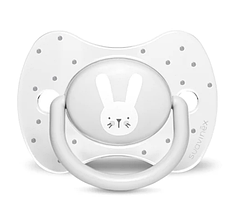 Пустушка фізіологічна, +18 місяців, "Hygge:Затишні історії"/сірий зайчик