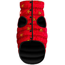 Куртка WAUDOG XS 25 Супергерої Супермен червоний жилет одяг для собак