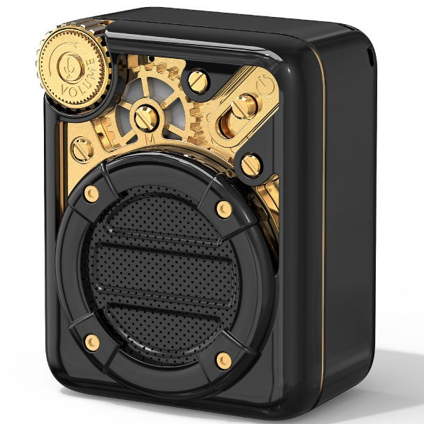 Портативна бездротова Bluetooth колонка | MicroSD картою пам'яті | FM-Radio Divoom Espresso | Чорний