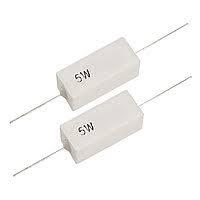 Резистор 2 Ом 5Вт цемент 5W 2 Ohm, фото 1