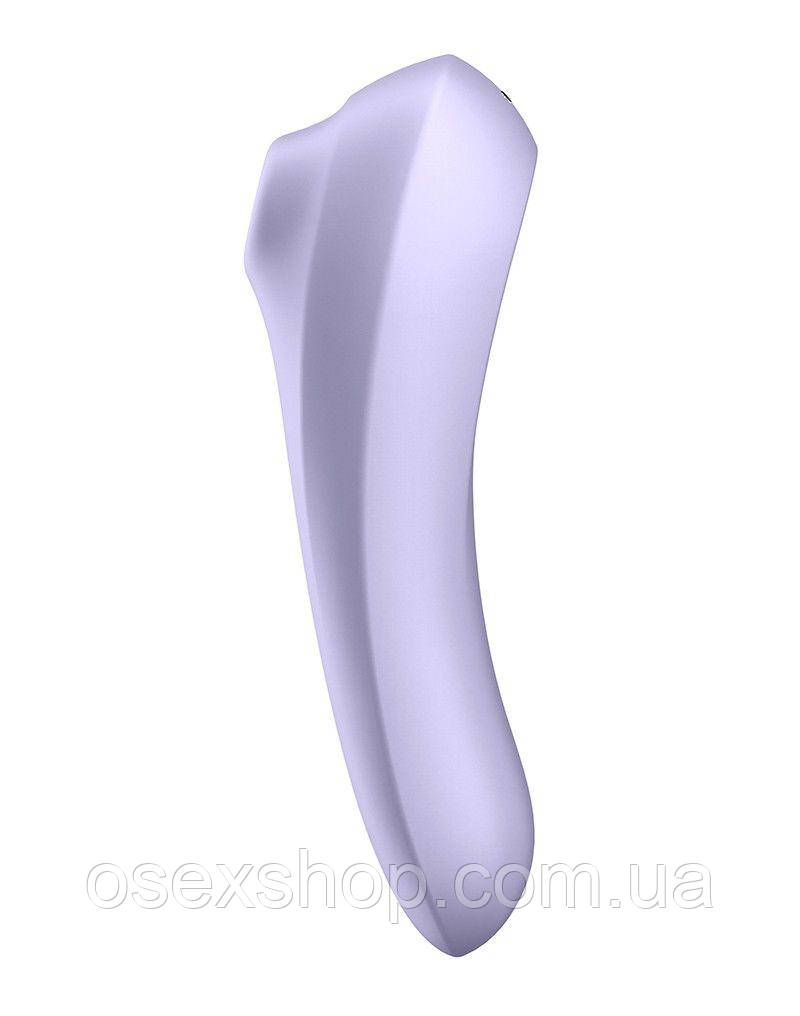 Смарт-вібратор і вакуумний стимулятор 2в1 Satisfyer Dual Pleasure Mauve, фото 1