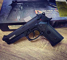 Страйкбольний пістолет Beretta M9 VERTEC Full Metal greengas [KJW] (для страйкболу)