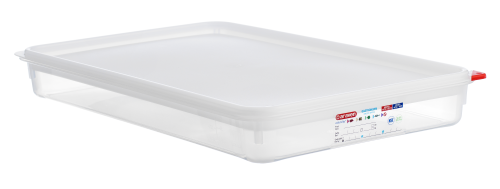 Контейнер з кришкою прямокутна GN 1/1 53х32.5х6.5см/8300мл з поліпропілену Araven, фото 1