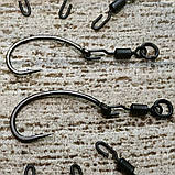 Вертлюг з кільцем "Spiner Swivel" для коропового оснащення "Ronnie Rig" Carp Fishing, фото 5